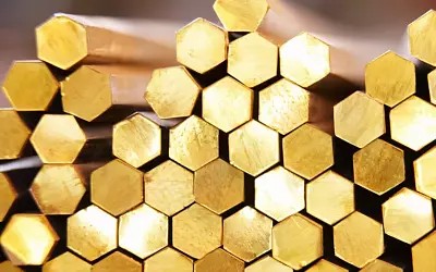 Бронзовый шестигранник 38 мм БрАМц9-2 ГОСТ 1628-2019