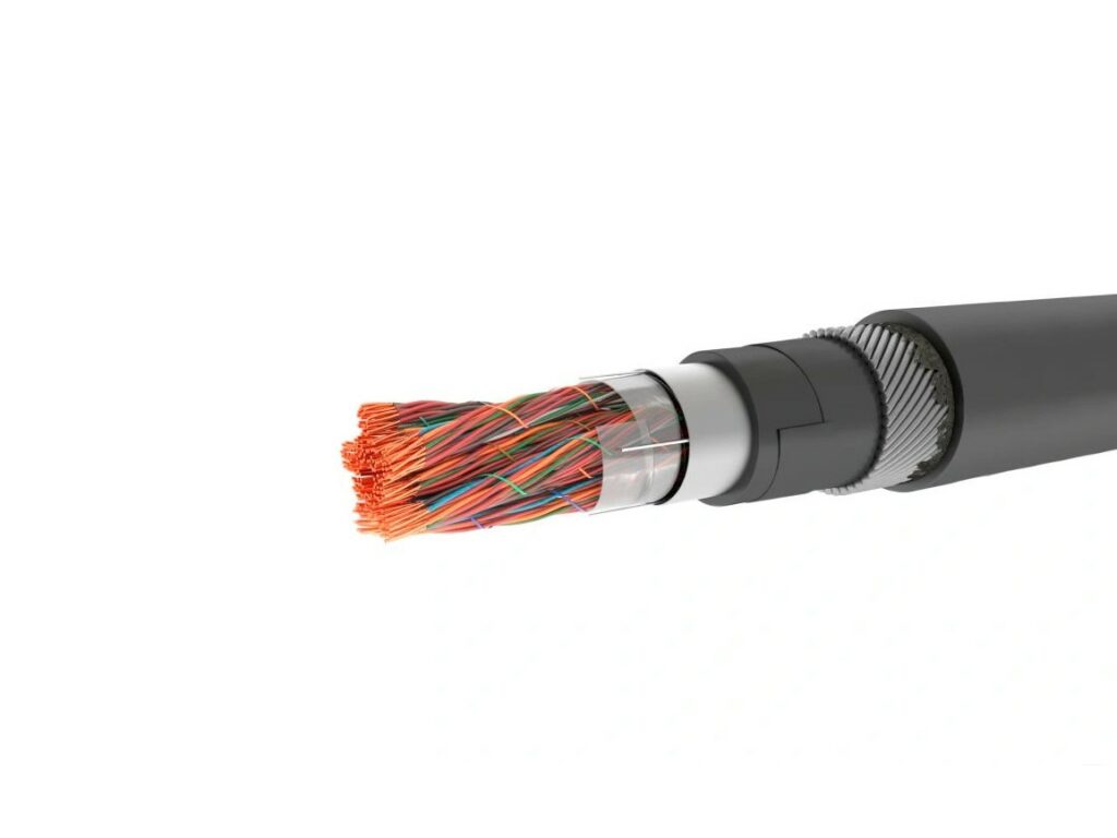 Кабель городской телефонный 200 кВ 5 0,5 мм2 медь КЦПпЗ