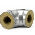 Отвод в оцинковке 57 мм 20 мм 100 кг/м3