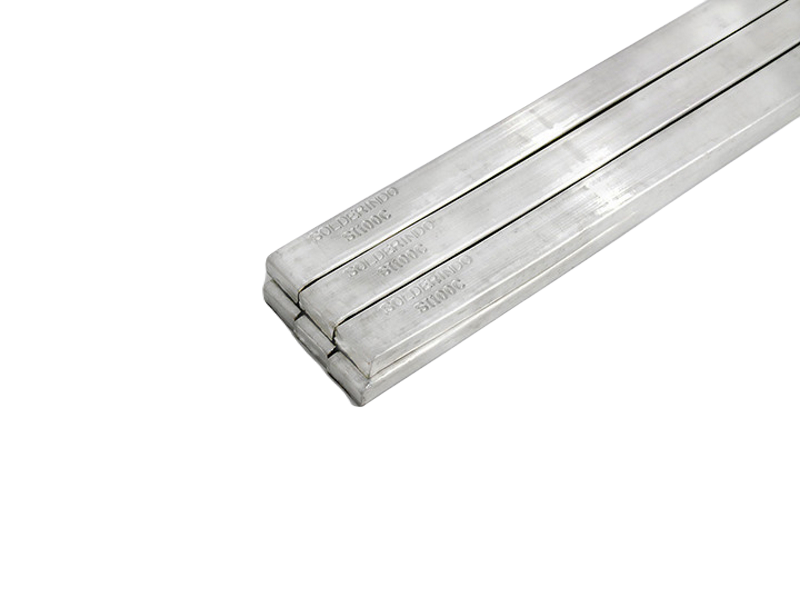 Индиевый припой СИн-50. Слиток 10х15х175