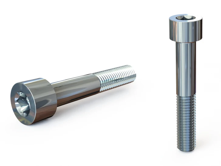 Винт с цилиндрической головкой и шестигранным углублением 1.4 мм 2 мм DIN 912