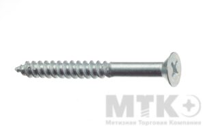 Шурупы с потайной головкой ГОСТ 1145 оцинкованные (3,0 x 25)